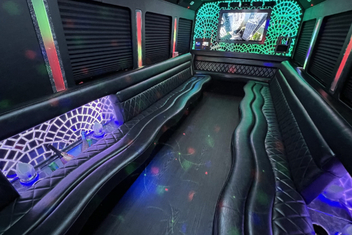 Queens Limo Bus Interior
