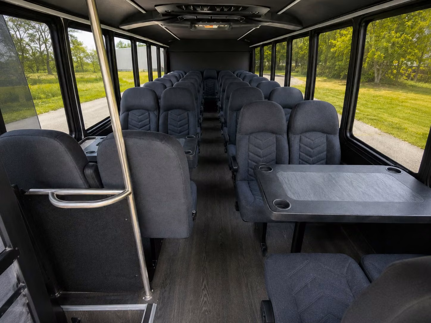 18 passenger minibus inside