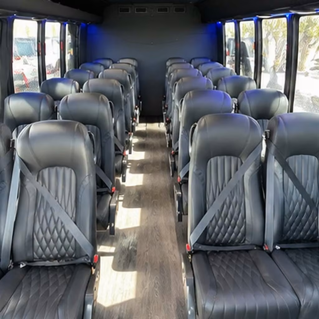 35 passenger minibus interior