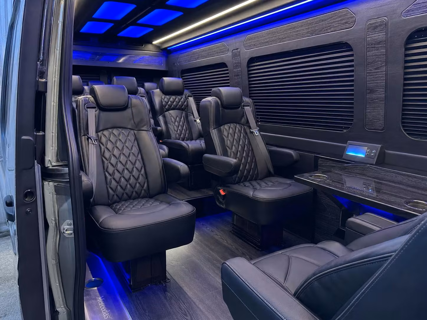 sprinter van transportation for groups and events across queens